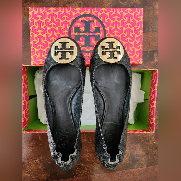 TORY BURCH Serena 2 flat size 7.5 - Picture 2 of 4